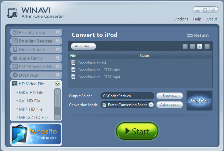 video format converter modiac factory