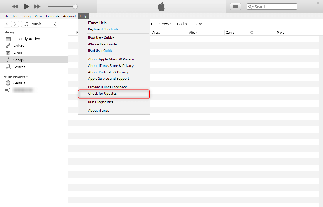 check if itunes should be updated