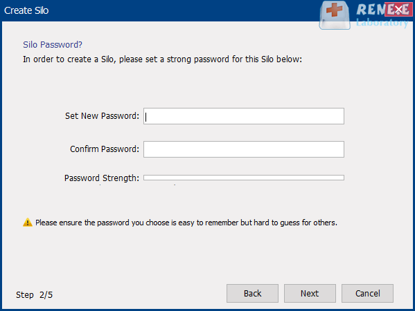 Inserire la password di sblocco