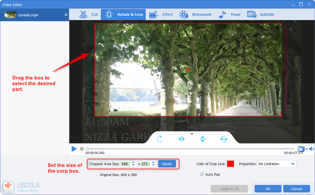 resize video with video resizer