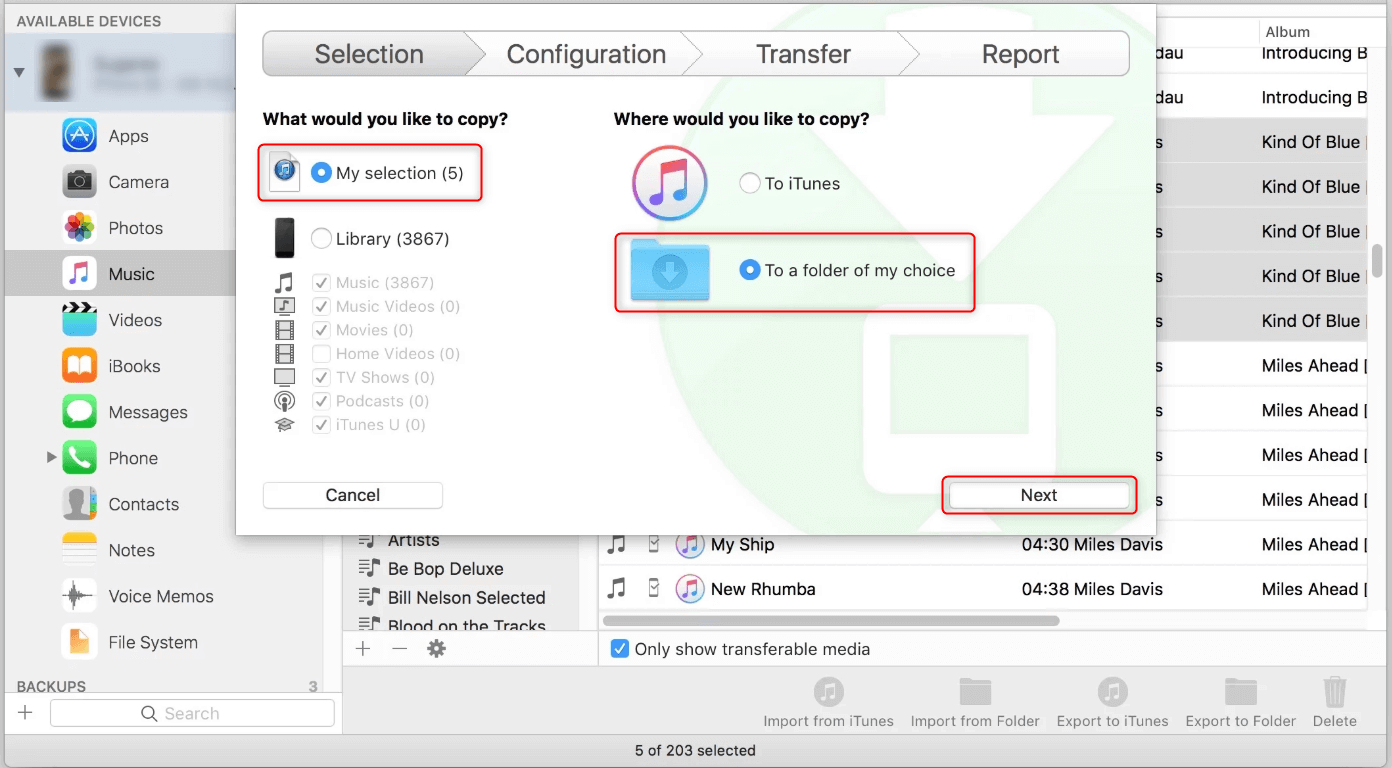 how to transfer music from ipad to itunes with imazing