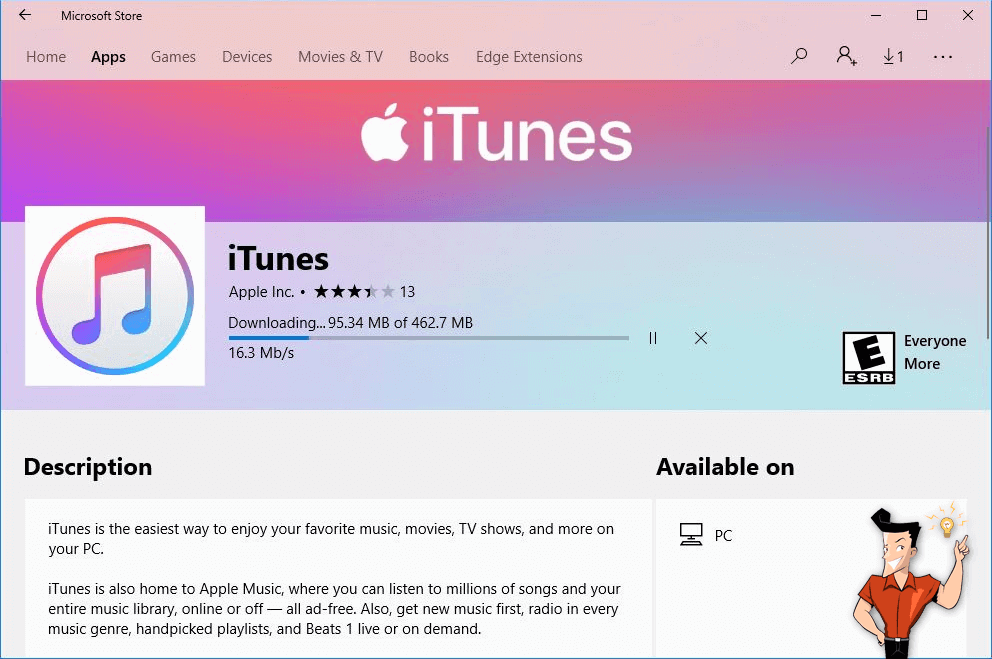 download and install itunes