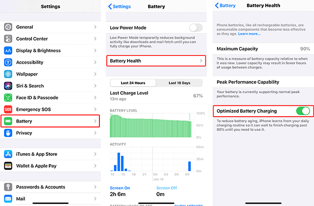 one of ios13 new features optimized battery charging