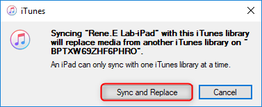 confirm to sync videos from itunes to ipad