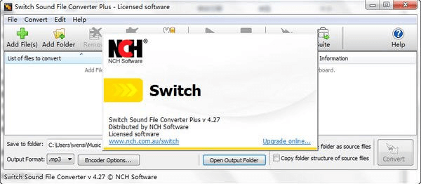 Transfer mp3 to flac with switch
