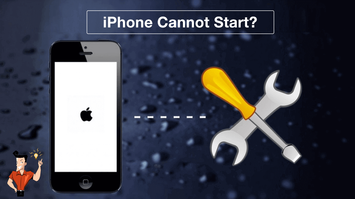 how if iphone won't start