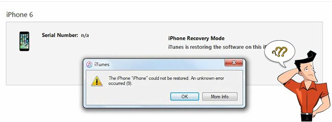 iphone error 9 solution