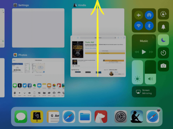 how to close background apps from ipad