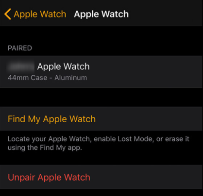 how to find my apple watch on iphone