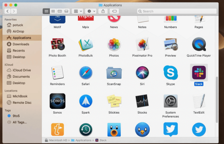 turn on applications on mac