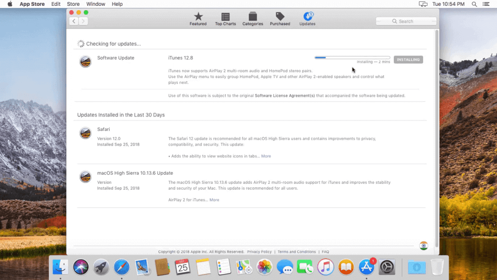 how to update itunes on mac