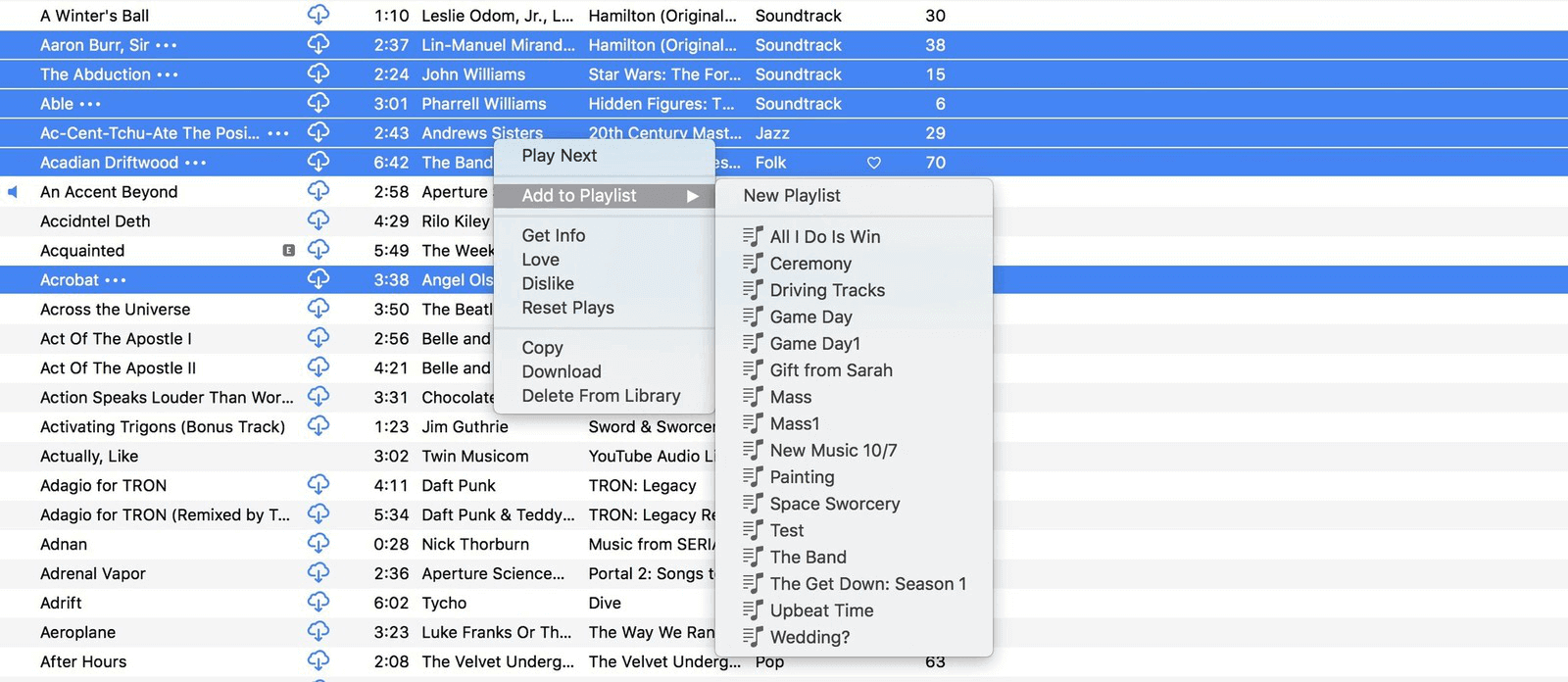how to make a playlist on itunes