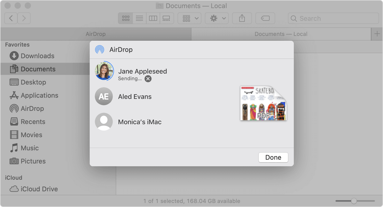 how to airdrop from mac to iphone with the share function