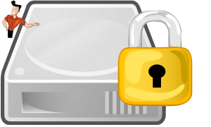 how to password protect external hard drive