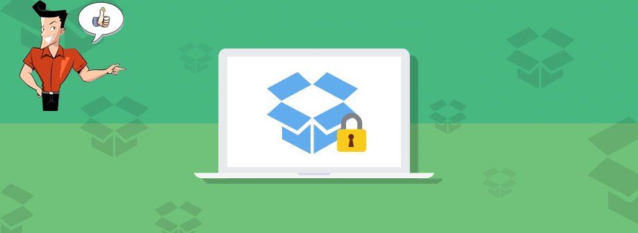 lock dropbox folder with password