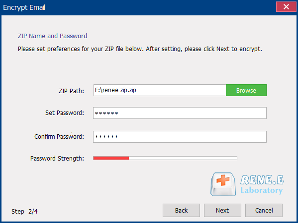 set password to protect zip with securesilo