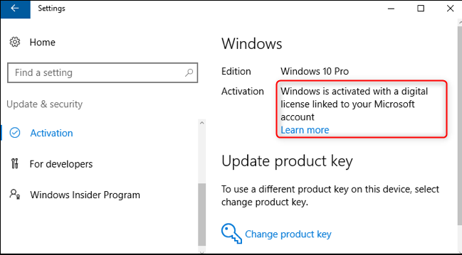check whether windows is activated