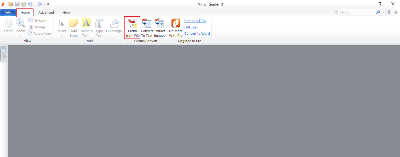 how to use nitro pdf creator to create new pdf