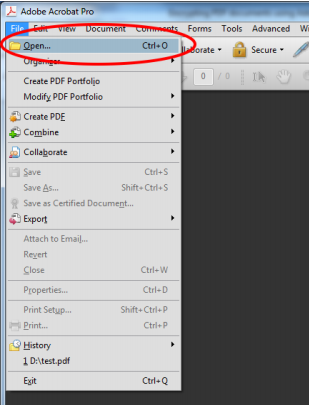 how to open pdf files with adobe acrobat