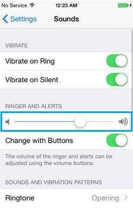 how to adjust iphone volume