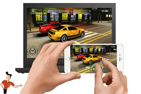 screen mirroring iphone to pc