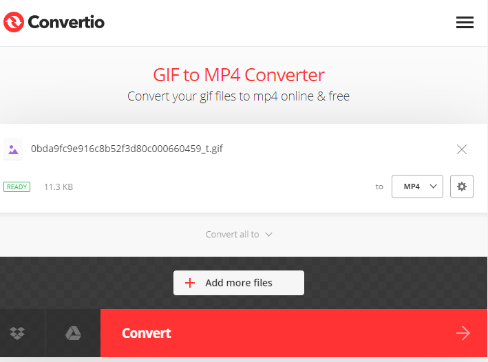 GIF to MP4 Converter  Turn GIF to MP4 Online