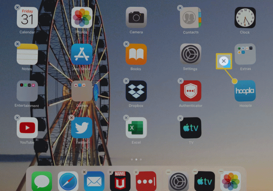 delete apps when ipad won’t work