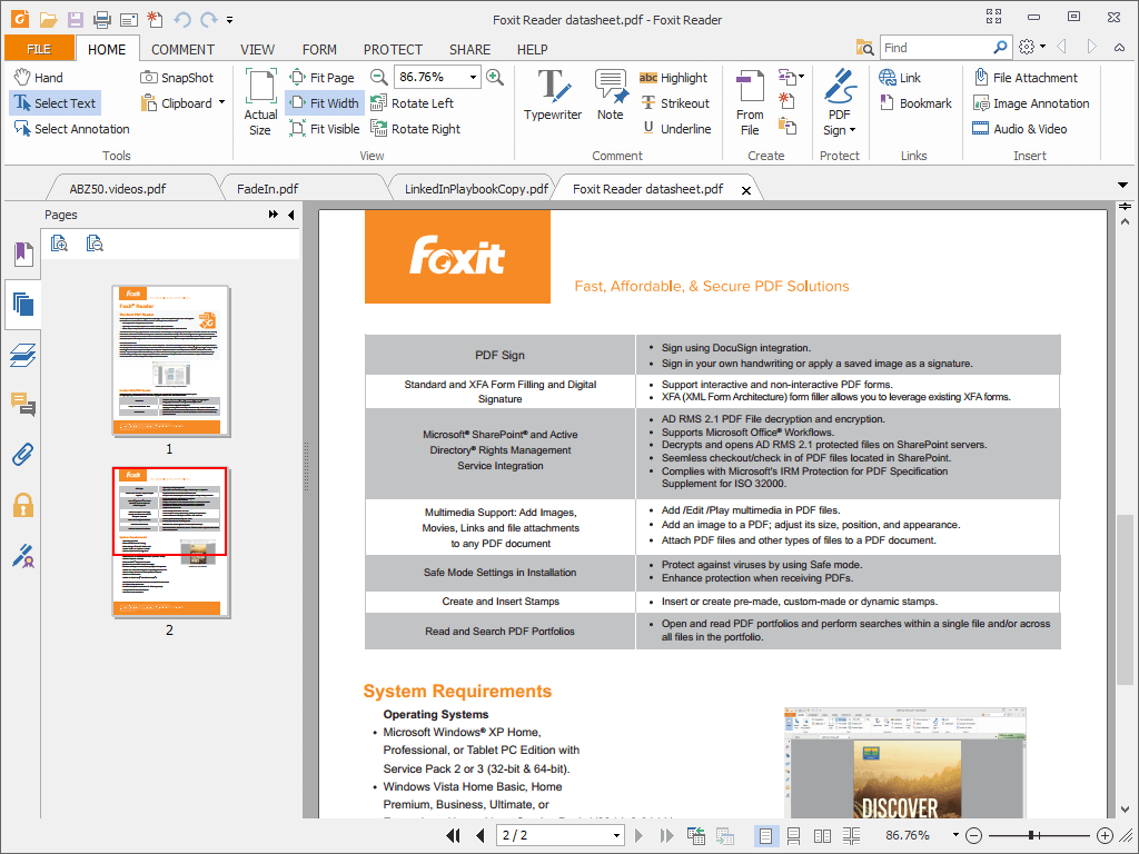 download and install foxit reader pdf