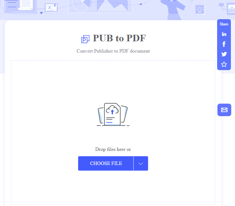 convert pub to pdf with hipdf