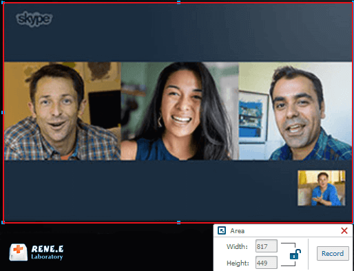 how to record skype video call with renee video editor pro