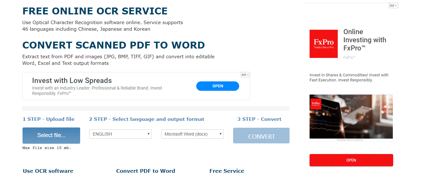 convert scanned pdf to word online free large files