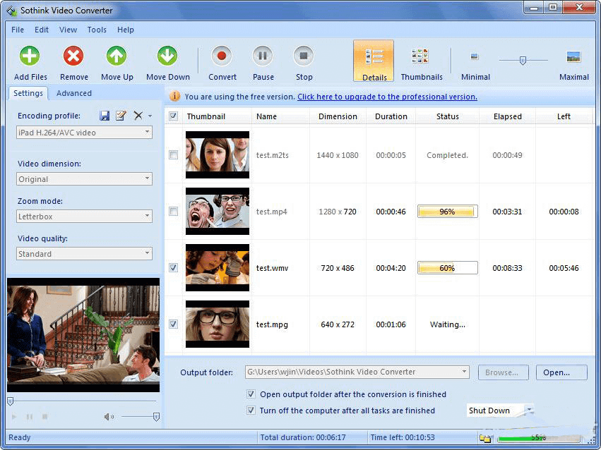 how to convert mp4 to vob with Sothink Video Converter