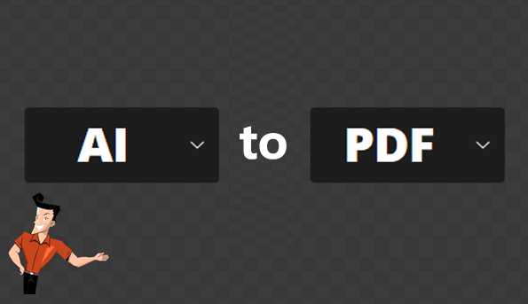 convert ai to pdf with adobe illustrator