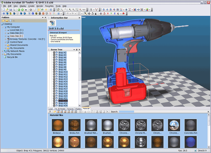 3d pdf viewer adobe acrobat 3D toolkit