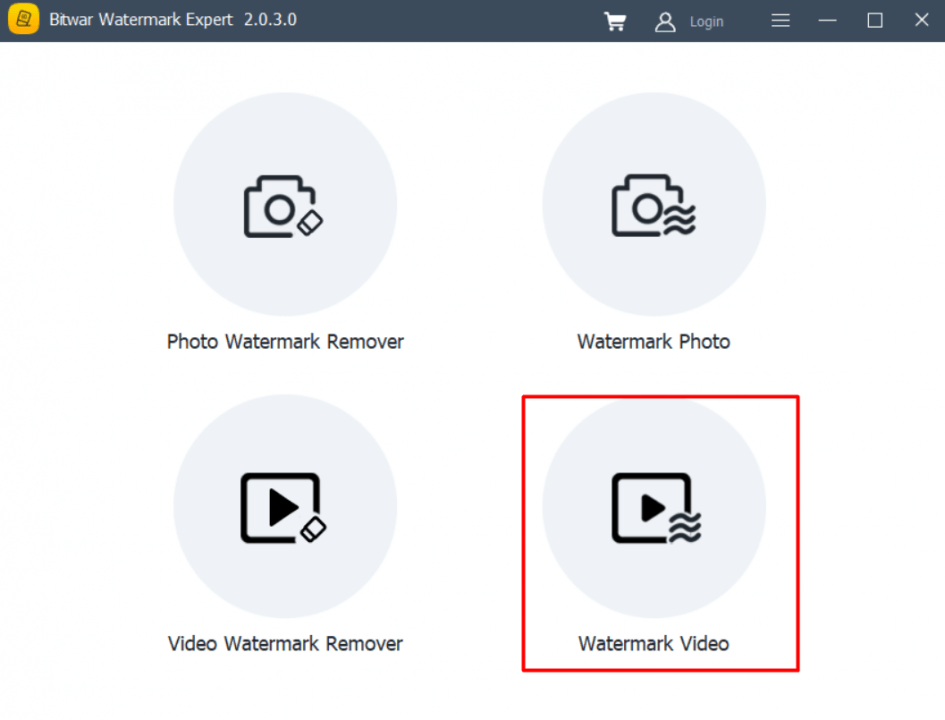 how to add watermark to video with bitwar wataermark expert