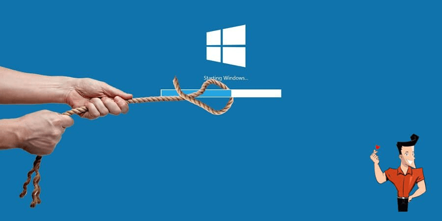 how to solve windows 100 slow startup