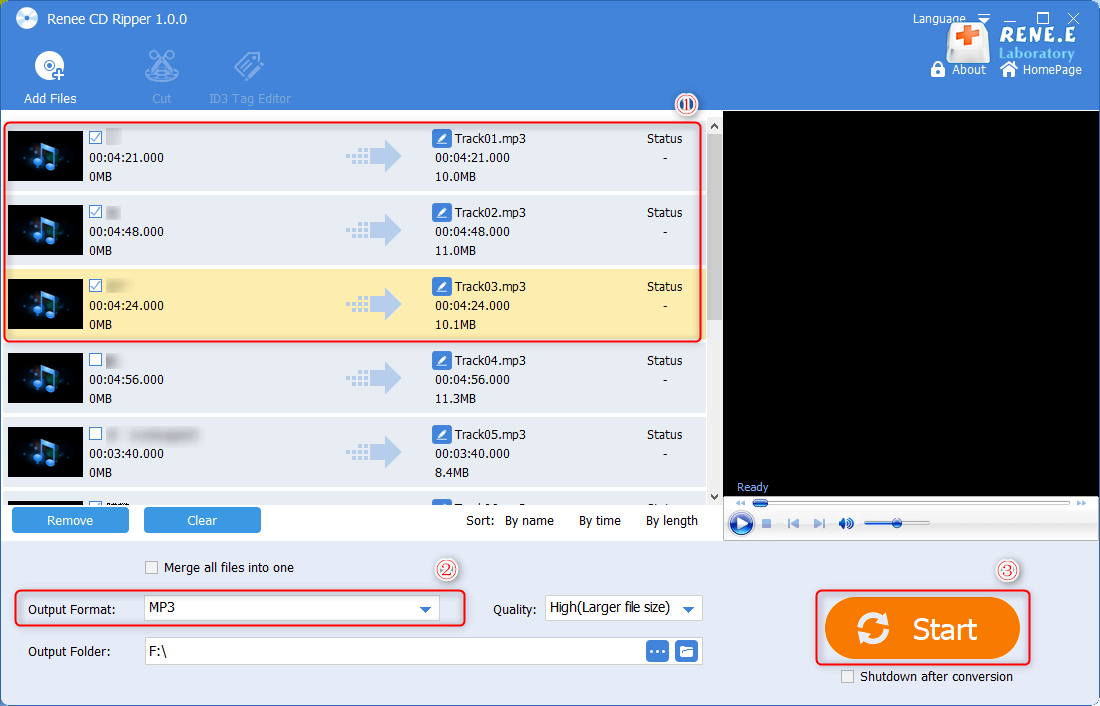 convert cd music to mp3