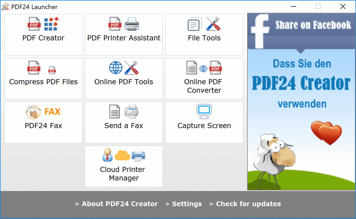 how to convert eml to pdf with pdf24 creator