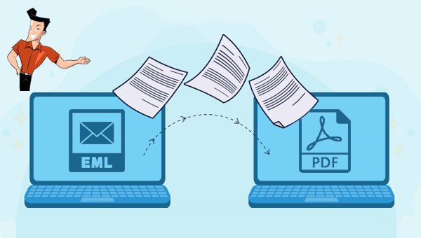 how to convert eml to pdf