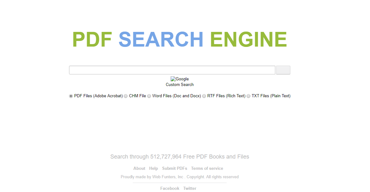 use recommended pdf search engine