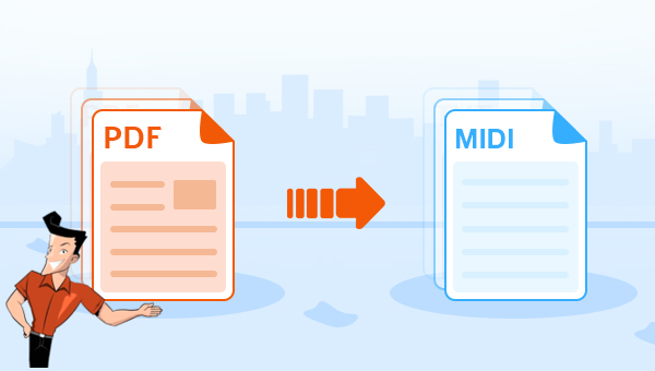 how to convert pdf to midi