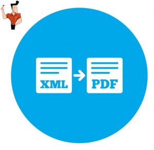 how to convert xml to pdf