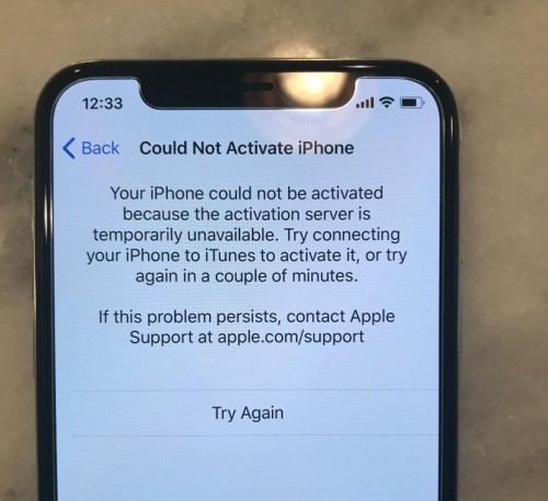 iphone activate suddenly