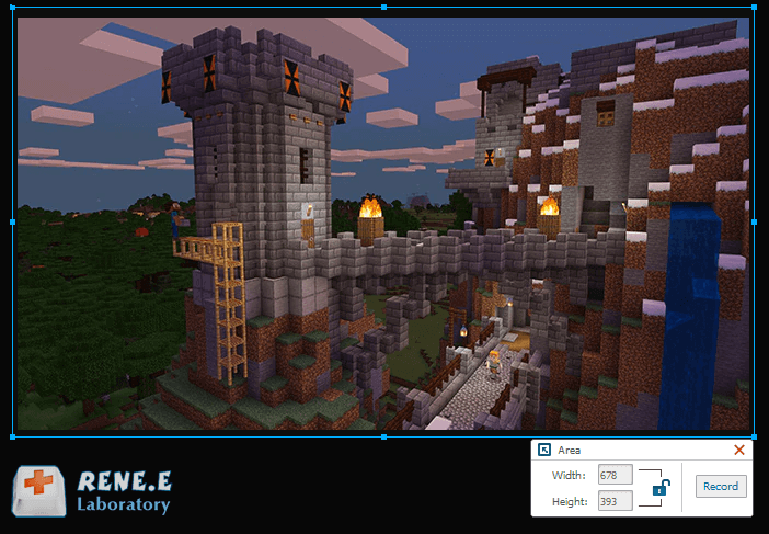 how to record minecraft with renee video editor pro
