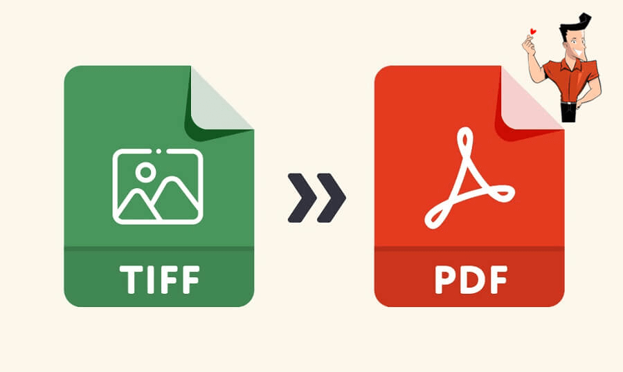 how to convert tiff to pdf