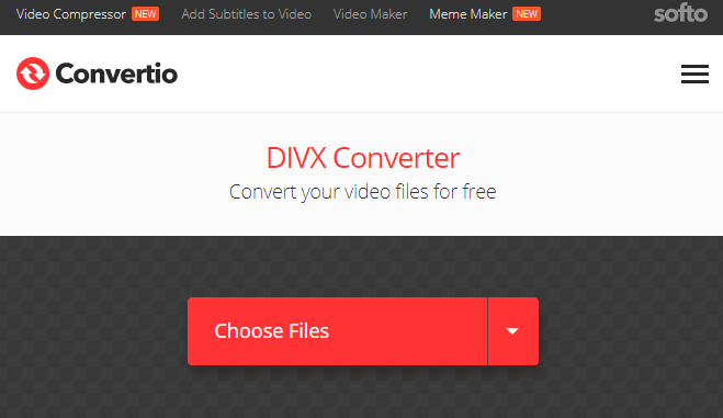 how to convert mp4 to divx online