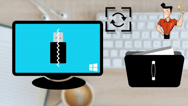 how to recover the corrupted usb flash drive