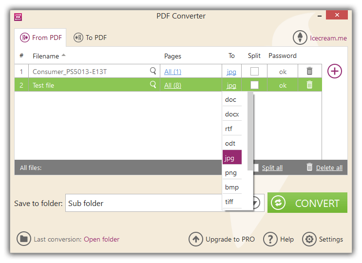 how to convert pdf to jpg with icecream pdf converter on windows 10