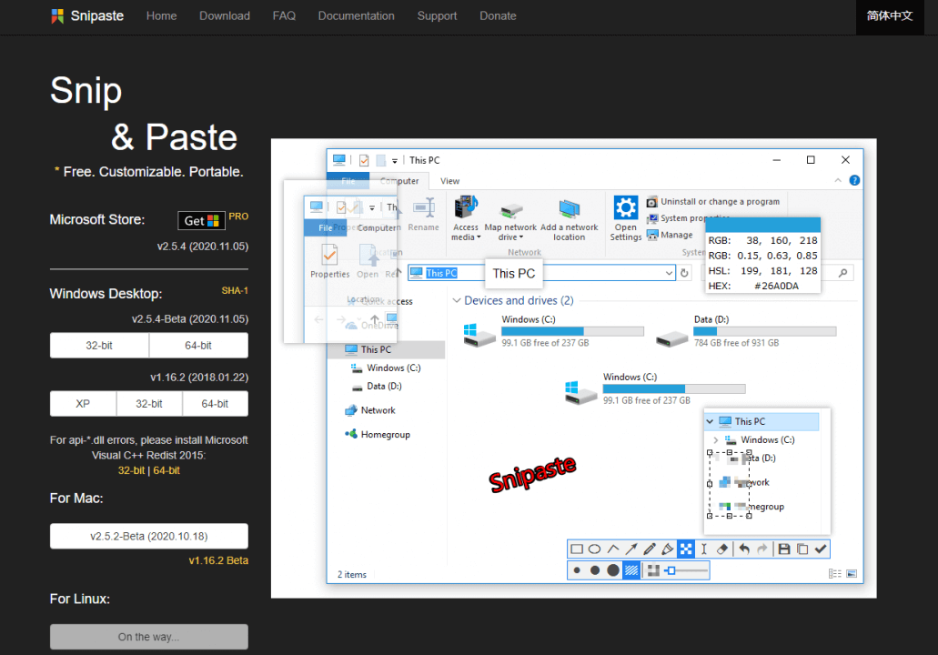 how to get a picture from a video with snipaste