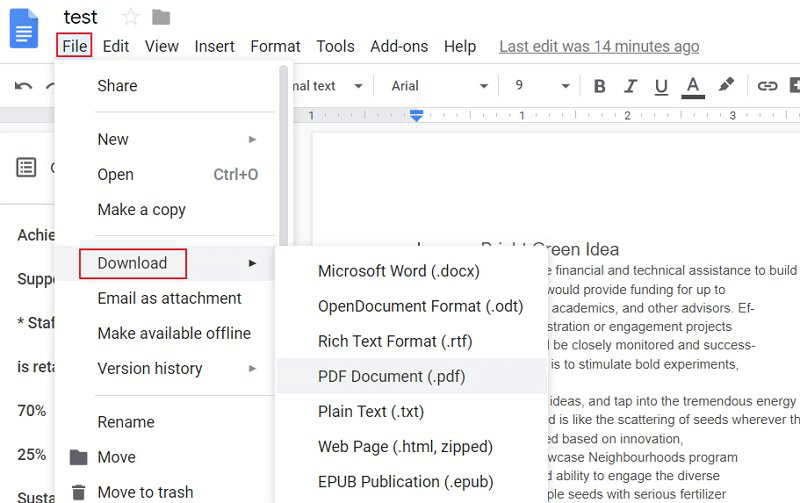 how to copy pdf to word with google docs